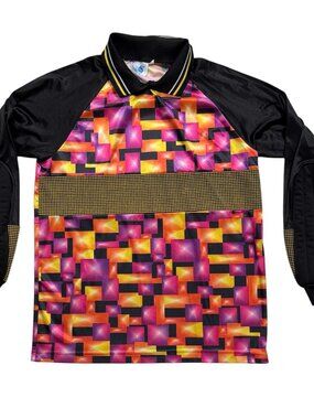 Vintage 90s High 5 Padded Soccer Goalie Goalkeeper Jersey Shirt - MEN'S MEDIUM